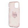 Karl Lagerfeld KLHCP14SHKLPCHP iPhone 14 / 15 / 13 6.1 różowy/pink hardcase IML Choupette Head & Monogram